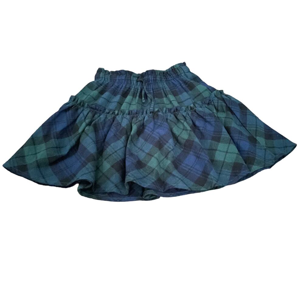 3/$15 Free Assembly Plaid Green Blue Skirt